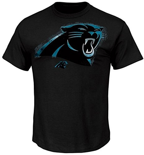 Majestic NFL Football T-Shirt Carolina Panthers Line to Gain LTG (M)