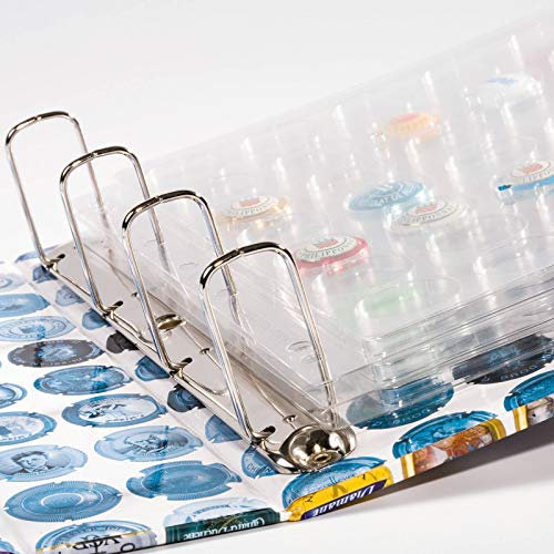 Lighthouse plastic sheets COMPART, for 35 champagne bottle caps / Crown Caps