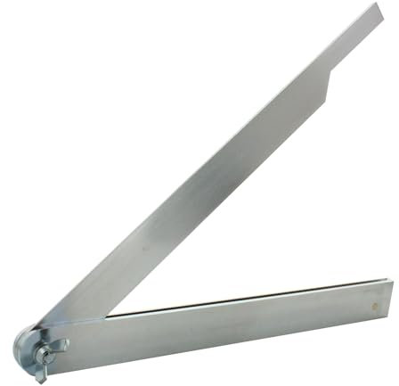 HEDUE Acero falsa escuadra, 25 cm, 1 pieza, T725