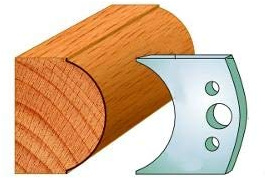 CMT CMT 690.546 Pair of Profiled Knives for Shaper Cutters, 1-31/32-Inch Cutting Length, 5/32-Inch Thickness