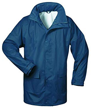 NORWAY PU Regen-Jacke mit Kapuze - marine - Größe: XXL