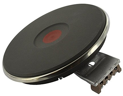 EGO authentique Original universel chauffe rapide solide plaque chauffante avec 4 mm bord étroit, 145 mm, 1500 W