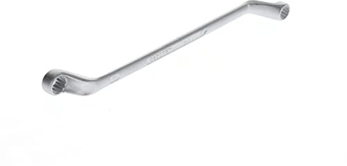 GEDORE Doppelringschlüssel, SW 9+11 mm, gekröpft, 5° abgewinkelt, dünn, 12-kant, UD-Profil, Schraubenschlüssel, 2 9X11