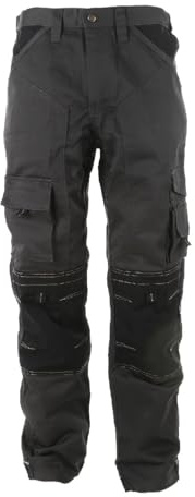 Apache Men's Holster Polycotton Holster Trouser, Grey/Black, 42W x 31L, APAHTG3142