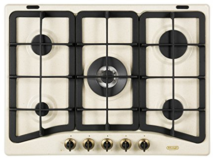 De'Longhi AVF 57 PRO Piano Cottura da Incasso 70 cm, Comandi Frontali, Avena