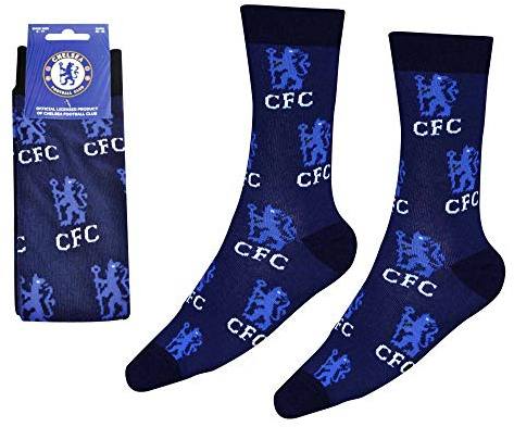 Chelsea FC Football Crest Socks