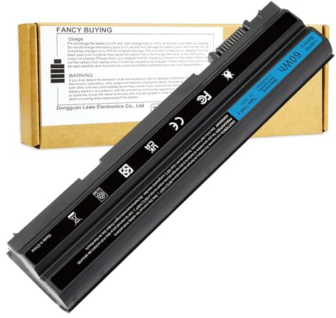 T54FJ 8858X Laptop Battery for Dell Latitude E5420 E5430 E5520 E5530 E6420 E6430 E6520 E6530 Inspiron 15R (5520) 17R (5720) 17R (7720) 15R (7520) P/N:M5Y0X N4420 N4720 N5420 X57F1 N3X1D P15F P15G P16G