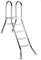 EDELSTAHLLEITER 43mm V2A-Holme für Teileinbaubecken bis 120 cm Tiefe