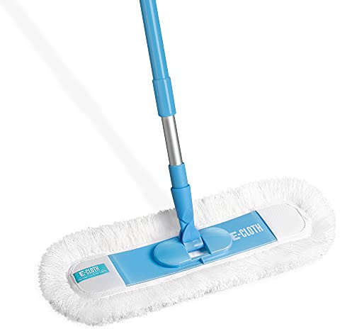 E-Cloth Flexi-Edge Floor & Wall Duster, Reusable Dusting Mop for Floor Cleaning, Floor Cleaner Ideal for Harword, Tile, Laminate and other Hard Surfaces, 100 Wash Promise, 1 Pack