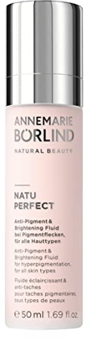 ANNEMARIE BÖRLIND NATUPERFECT ANTI-PIGMENT & BRIGHTENING FLUID (50ml) - Bei Pigmentflecken, Für alle Hauttypen, Für Eine Ebenmäßige & Strahlende Haut, Vegan