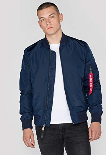 ALPHA INDUSTRIES Hombres Chaquetas de Invierno Ma-1 Tt, Azul (Rep.blue 07), M