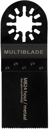 Multiblade Universell Bimetall-Sägeblatt 45mm (Holz, Metall, Kupfer, Aluminium, Nägel, PVC, Kunststoff) MB24