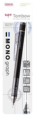 Tombow sH-bS mG11 Graph Mono Lead with Metal Tip - Black