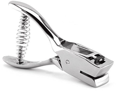 SAMYO Strumento tenuto in mano della pinza del perforatore del metallo della scanalatura della carta di identità della scanalatura della carta di identità per l'etichetta della foto del PVC del