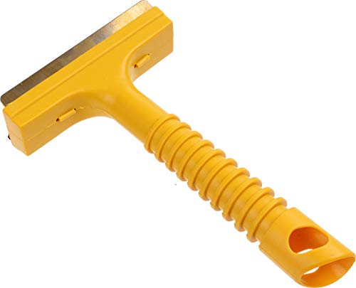 ProPlus Grattoir à glace 630515 avec 1 lame en laiton + 1 lame en caoutchouc avec largeur de lame de 9,5 cm
