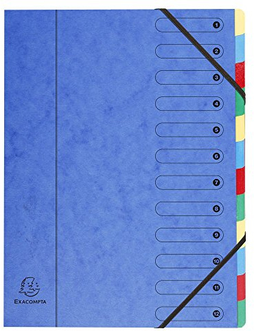 Trieur Harmonika Fenetres Imprimees Nature Future Carpeta con 12 Compartimentos, surtido: colores aleatorios