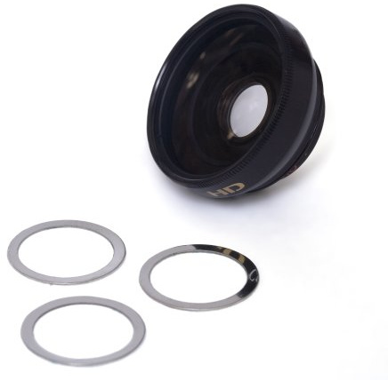 0.45x Wide Angle Lens (HD) Chrome Finish W/Macro (Modification Style) Magnetic Type for Logitech HD Webcam C615
