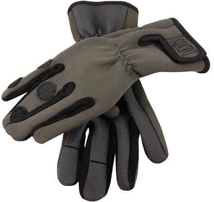 Dents Mens Colt Neoprene Shooting Gloves - Olive Green - Large