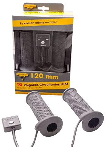 POIGNEES CHAUFFANTES QUAD Longueur 120 mm LUXE