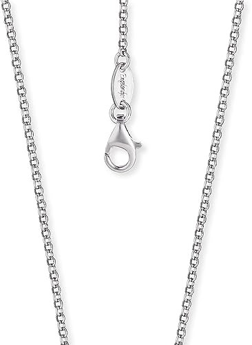 Engelsrufer Damen Halskette Erbskette aus 925er-Sterlingsilber, Stärke 2,1 mm, Länge 70cm, Karabinerverschluss, nickelfrei, ERN-70-E