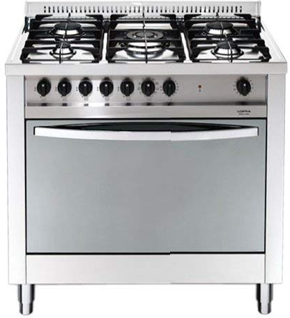 Lofra MG96MF/C - Cocina (Cocina independiente, Acero inoxidable, Giratorio, Acero inoxidable, Frente, Encimera de gas)