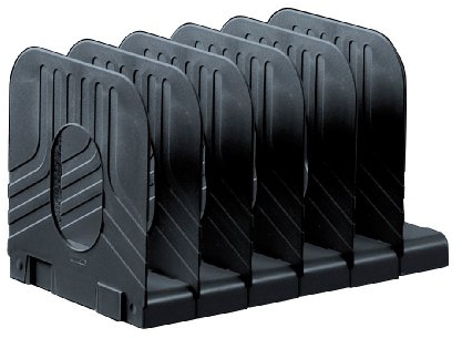 Avery 470410 66MLBLK Original 6 Part Modular Bookrack, 304 x 193 x 183 mm - Black