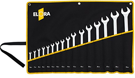 Elora Ringmaulschlüssel-Satz DIN 3113, Form B, 8-teilig, 8-22 mm, 205S 8MT, 0205500801005