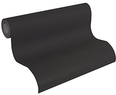 Esprit Home Vliestapete Urban Spring Tapete Unitapete 10,05 m x 0,53 m schwarz Made in Germany 302772 30277-2