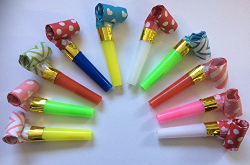 20 x PARTY BLOWERS LOOT BAG FILLER NOISE TOY BIRTHDAY CHRISTMAS NEW YEAR