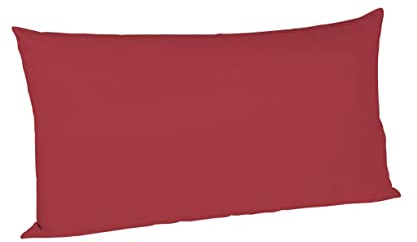 Fleuresse Colours Kissenbezug, Mako Satin, Rot, 40 x 80 cm