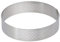 de Buyer - Runder Tortenring VALRHONA aus perforiertem Edelstahl - Durchmesser 10,5 cm, Höhe 2 cm - 3099.04, Silber
