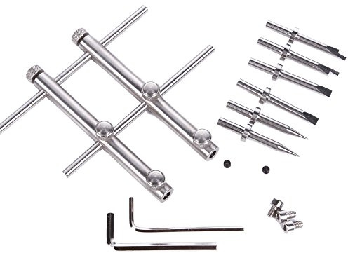 Andoer DSLR Professionelle Reparatur Kamera Objektiv Spanner Wrench Öffnen Werkzeug 3 Tips 10 – 100 mm für Canon Nikon Sony Olympus