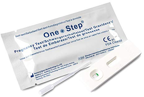 3 x One+Step Test di Gravidanza Cassetta I Test di Gravidanza altamente affidabile dopo ilPperiodo senza ciclo I Pregnancy Test I Risultati Accurati e Affidabili I Sensibilità 25 mIU/ml