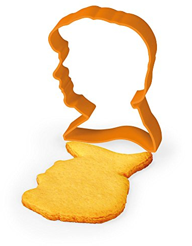 Angela Merkel Souvenir & Ausstechform in orange