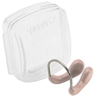Speedo Unisex Nasenklammer für Schwimmtraining, Beige, Einheitsgröße