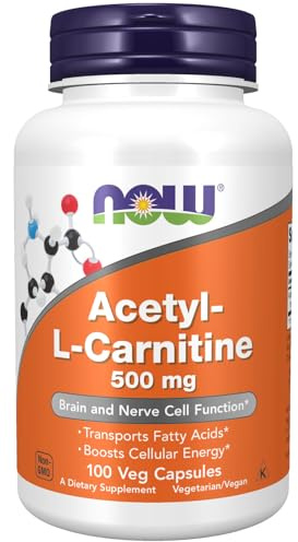 NOW Foods Acetyl L-Carnitine 500 mg 100 caps