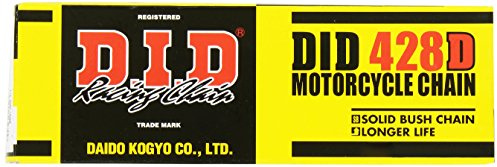 DID Kette 428 D, 160 Glieder (Standard), offen mit Clipschloss