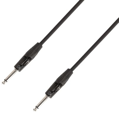 Adam Hall Cables 4 STAR IPP 0150 - Câble Instrument REAN Jack 6,35 mm mono vers Jack 6,35 mm mono 1,5 m