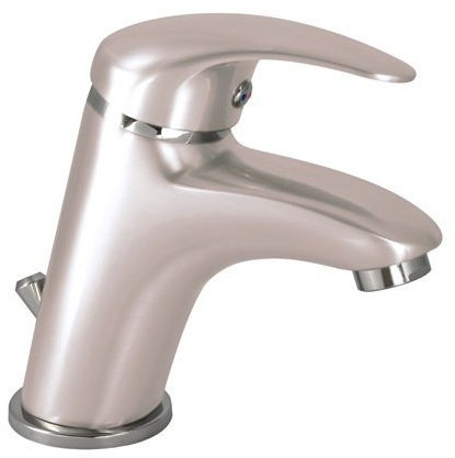 LOGE Waschtischbatterie, Einhebel Waschtisch Armatur, Waschtischarmatur, Einhandmischer, Wasserhahn, chrom