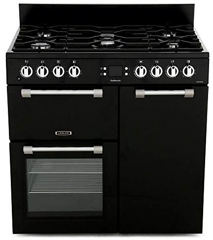 Leisure CK90F232 Black Freestanding 90 Centimeter Duel Fuel Range Cooker