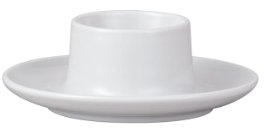Rosenthal - TAC Gropius - Eierbecher mit Ablage - weiß - Porzellan