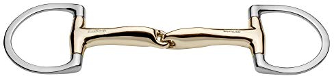 Sprenger novocontact Olivenkopfgebiss mit D-förmigem Ring 16 mm einfach gebrochen - Sensogan, 135 mm Weite