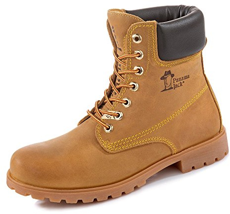 Panama Jack Panama 03, Botas Clasicas Hombre, Amarillo Napa Vintage, 41 EU
