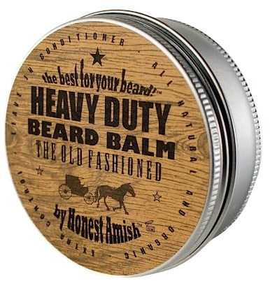 Honest Amish Heavy Duty Beard Balm -New Large 4 Ounce Twist Tin