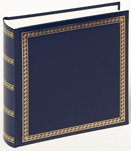 walther design Fotoalbum blau 26 x 25 cm Kunstleder mit Prägung, Das schicke Dicke MX-103-L