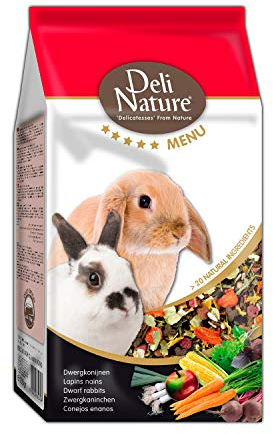 Deli Nature 15-029532 Menu 5 Sterne für Kaninchen Zwerge - 2500 g