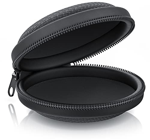 CSL - Kopfhörer Schutztasche - formstabile Nylontasche weiches Stoffinnenfutter - schwarz