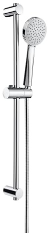 Roca,Stella,Kit de ducha. Incluye ducha de mano de 100 mm de 1 función, barra de 700 mm, soporte regulable para ducha de mano y flexible de PVC de 1,70 m,A5B9D03C00