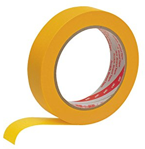 3M Scotch Super UV-Abdeckband 244,0,08 mm x 18 mm x 50 m, gold, 1 Stück,3244018