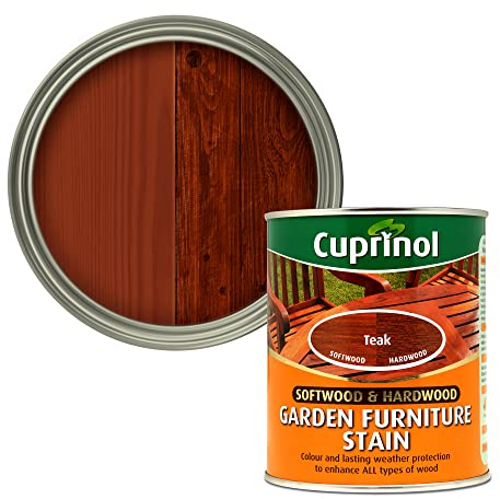 Cuprinol Garden Furniture Stain Exterior Woodcare, Teak,750 ml